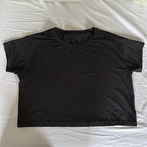 Lululemon Black Crop Top